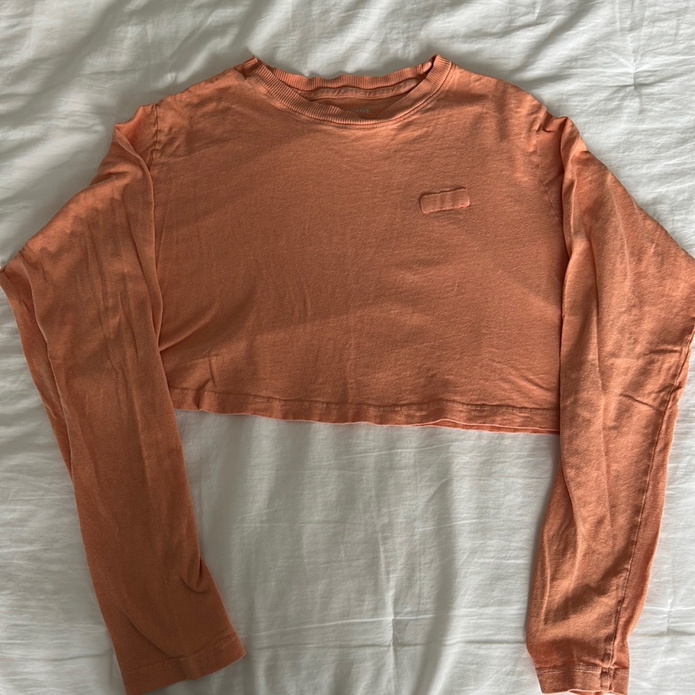 Set Active Cropped Long Sleeve Shirt